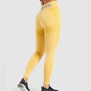 Gymshark Yellow High-Waisted Leggings